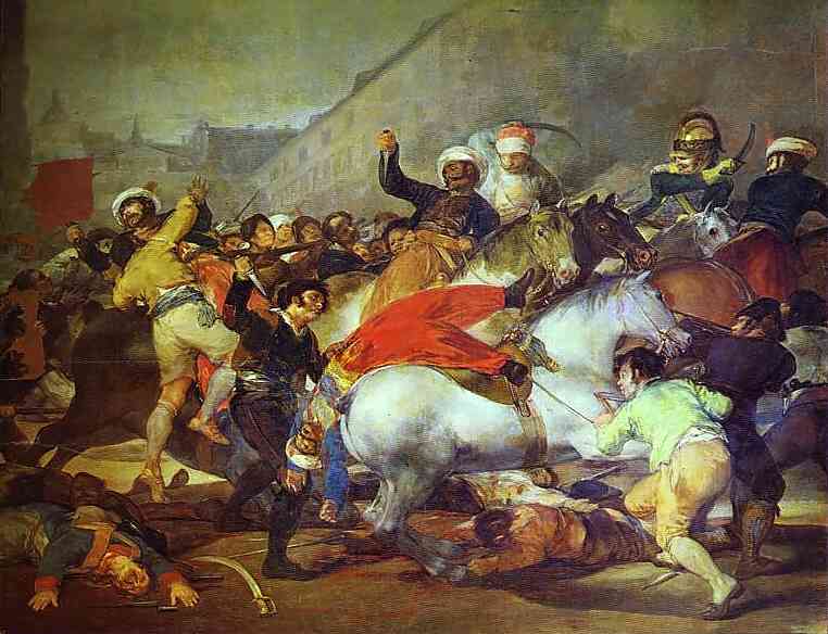Second of May 1808 at the Puerta del Sol - Francisco de Goya