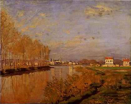 Seine at Argenteuil - Claude Monet