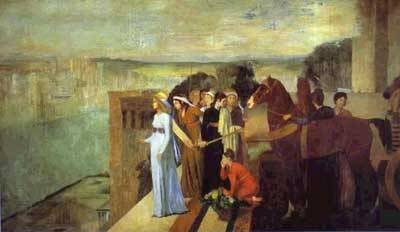 Semiramis Building Babylon - Edgar Degas