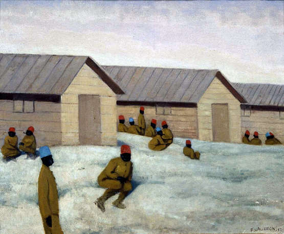 Senegalese Soldiers at the Camp of Mailly - Felix Vallotton