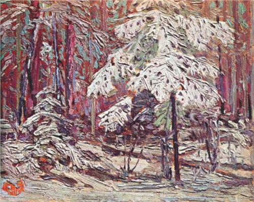 Snow in the Woods - Tom Thomson