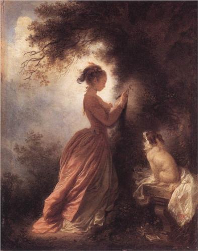The Souvenir - Jean Honore Fragonard