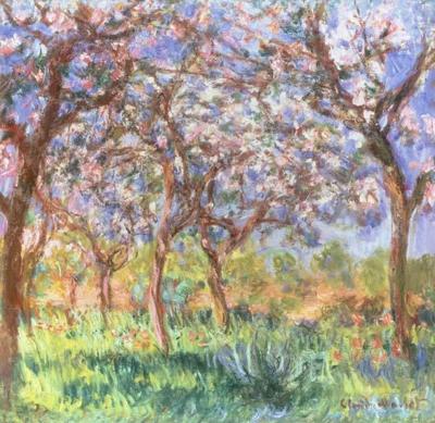 Spring at Giverny - Claude Monet