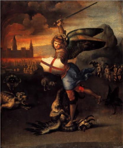 St. Michael - Raffaello Raphael Sanzio