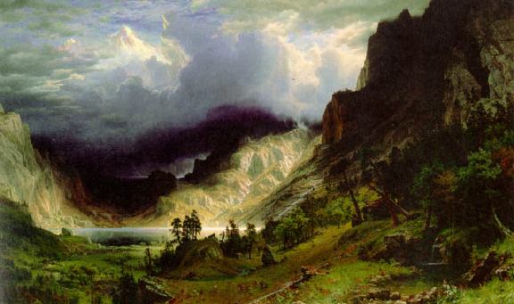 Storm in the Rocky Mountains - Albert Bierstadt