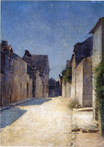 Street in Samois - Odilon Redon