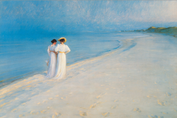 Summer Afternoon on Skagen Beach - Peter Severin Kroyer