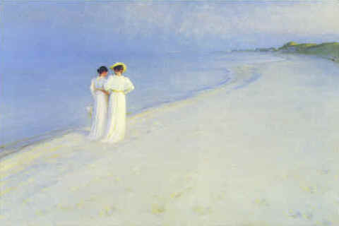 Summer Afternoon on Skagen Beach - Peter Severin Kroyer