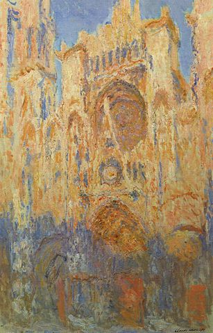 Sunset, Rouen Cathedral 1893 - Claude Monet