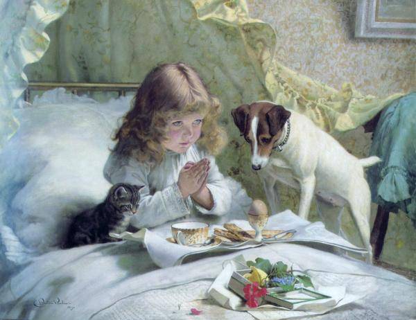 Suspense - Charles Burton Barber