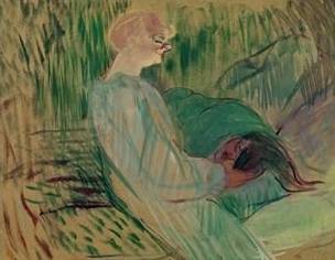 The Divan, Rolande - Henri de Toulouse Lautrec