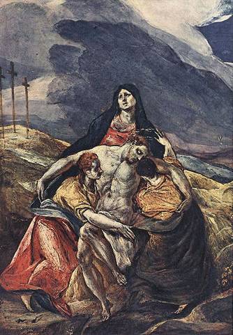 The Pieta (Lamentation of Christ) - El Greco