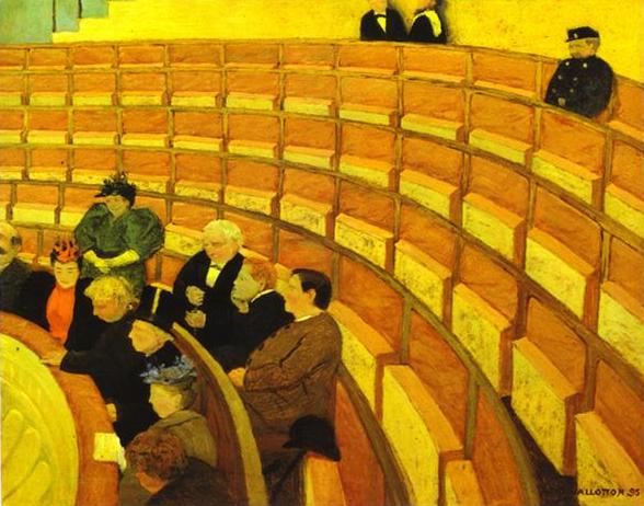 Third Gallery at the Theatre du Chalet - Felix Vallotton