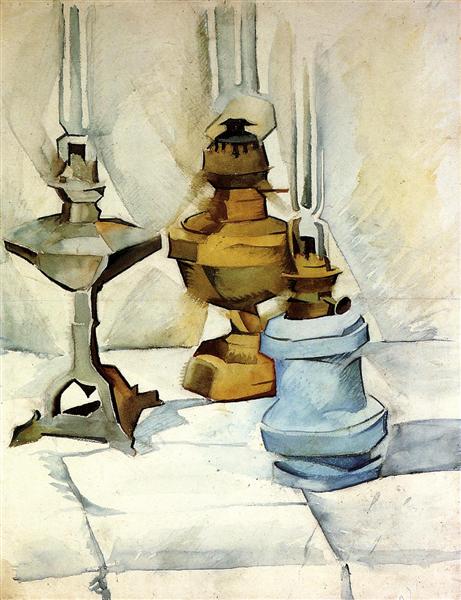 Three Lamps - Juan Gris