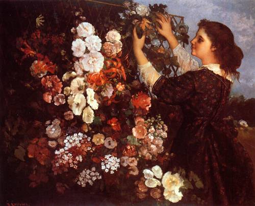 The Trellis - Gustave Courbet