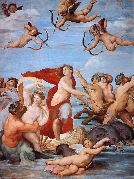 Triumph of Galatea - Raffaello Raphael Sanzio