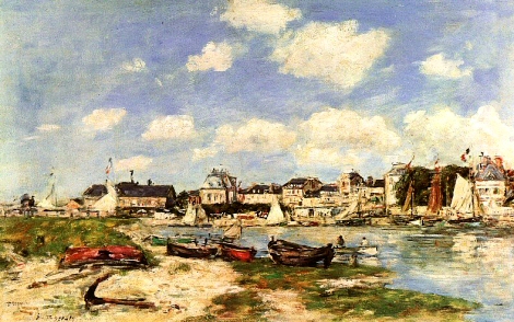 Trouville 1864 - Eugene Boudin