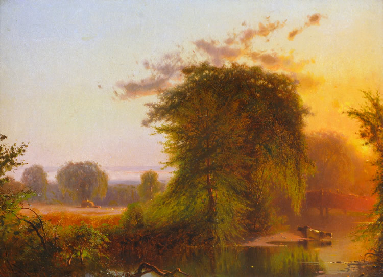 Twilight, Claverack Creek - Arthur Parton