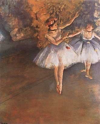 Two Dancers on Stage - Edgar Degas