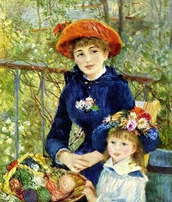 The Two Sisters - Pierre Auguste Renoir