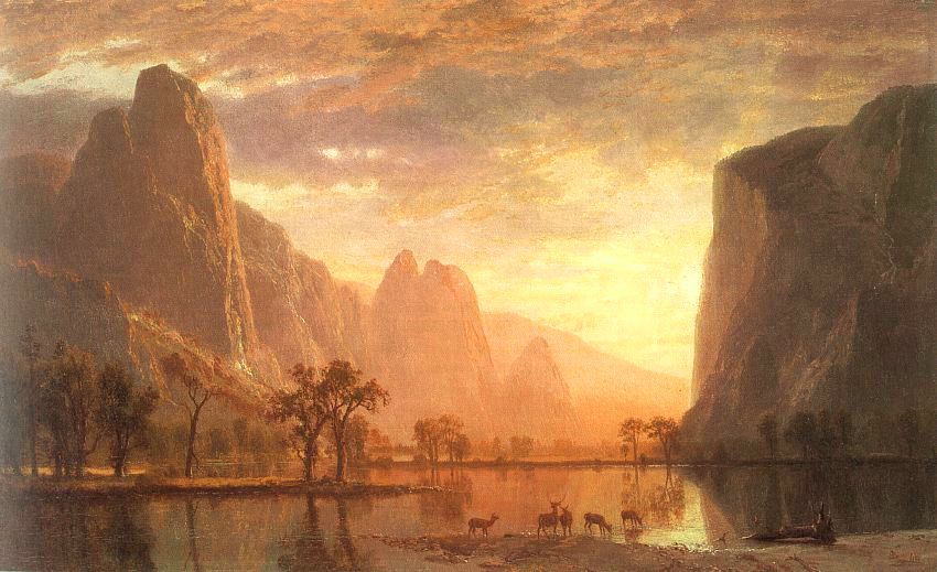 Valley of the Yosemite - Albert Bierstadt