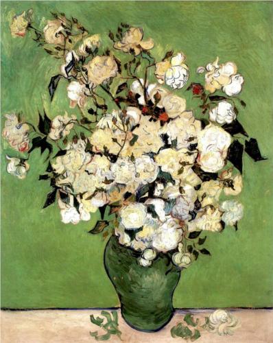 Vase of Roses - Vincent Van Gogh