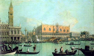 Venice: The Feast Day of St Roch - Canaletto