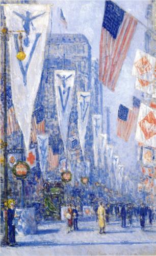 Victory Day, May - Childe Hassam