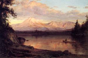 View of Mount Katahdin - Frederic Edwin Church