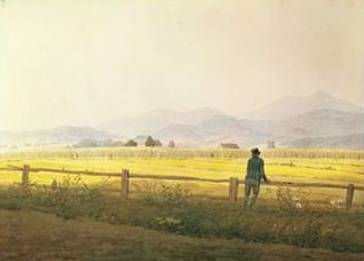 View of Schmiedebergerkamm - Caspar David Friedrich