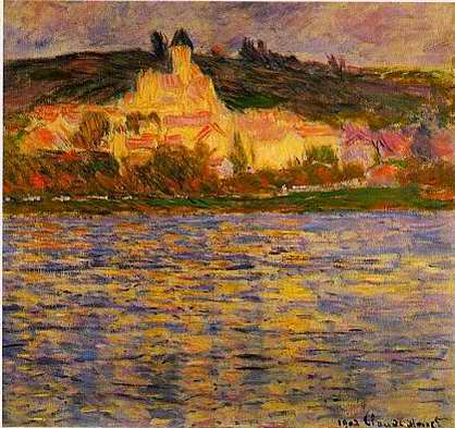 View of Vetheuil - Claude Monet