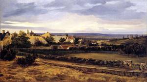 Village in a Valley - Theodore Rousseau