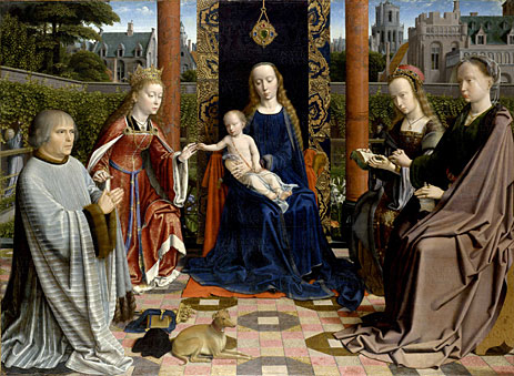 Virgin and Child with Saints and Donor - Gerard David