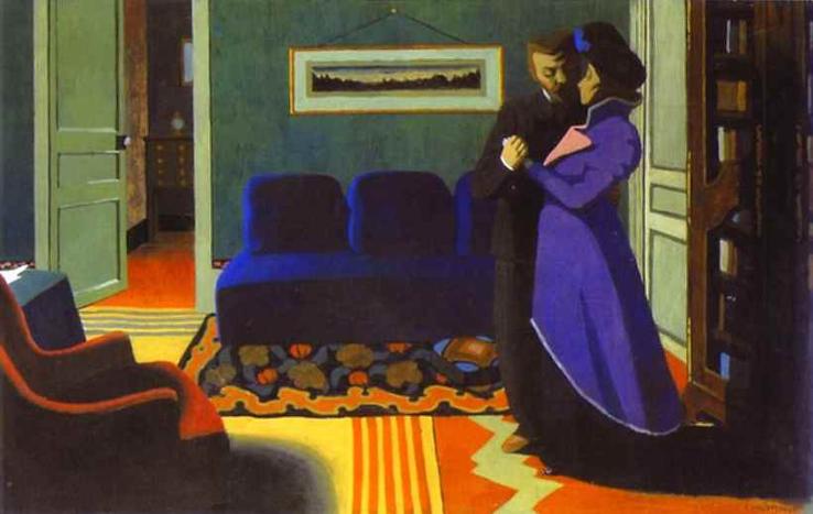 The Visit - Felix Vallotton