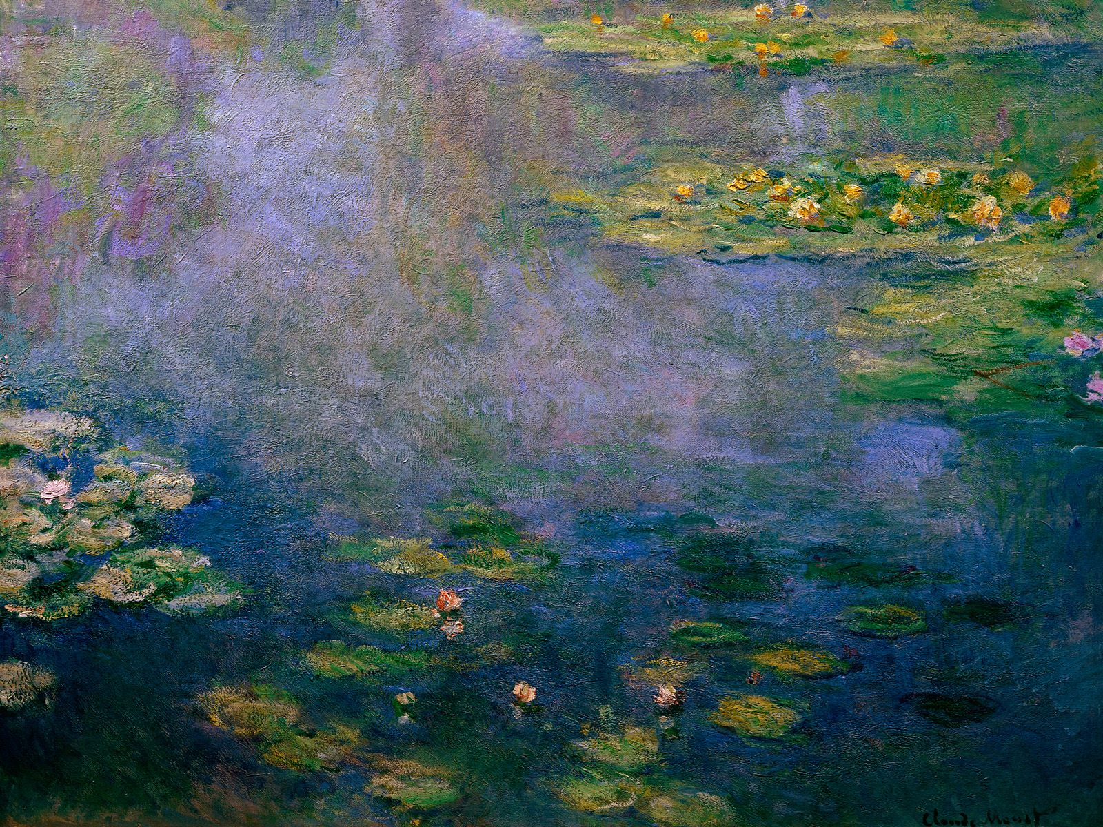 water lilies monet wallpaper