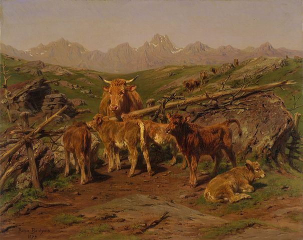 Weaning the Calves - Rosa Bonheur