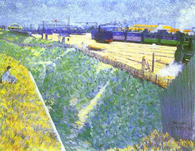 Western Railway Leaving Paris - Charles Angrand