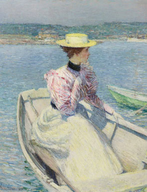 White Dory, Gloucester - Childe Hassam