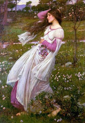 Windflowers - John William Waterhouse