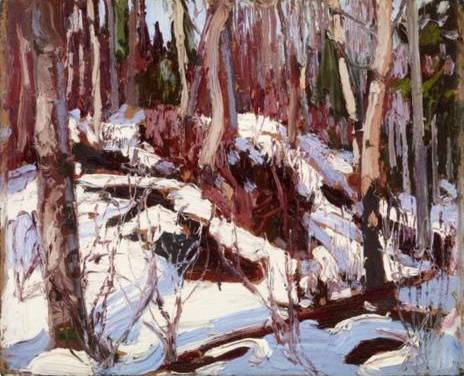 Winter Thaw in the Woods - Tom Thomson