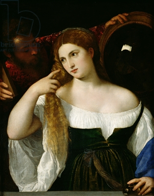 Woman at Her Toilet - Tiziano Titian Vecellio