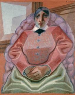 Woman in an Armchair - Juan Gris