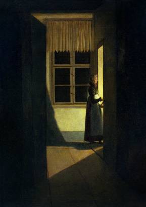 Woman with the Candlestick - Caspar David Friedrich