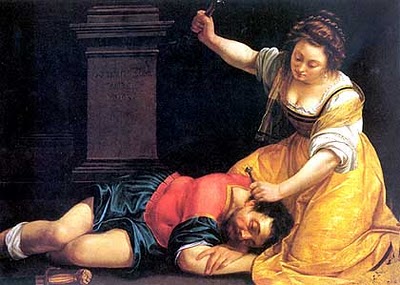 Yael and Sisera - Artemisia Gentileschi