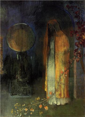Yellow Cape - Odilon Redon
