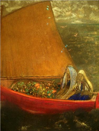 Yellow Sail - Odilon Redon