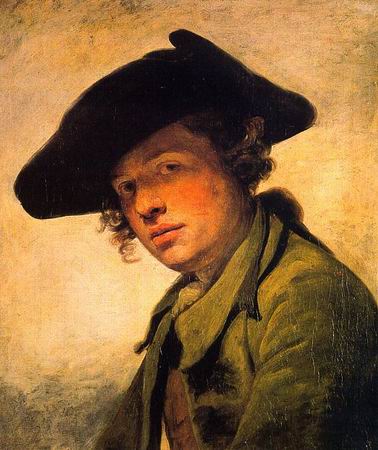 Young Man in a Hat - Jean Baptiste Greuze